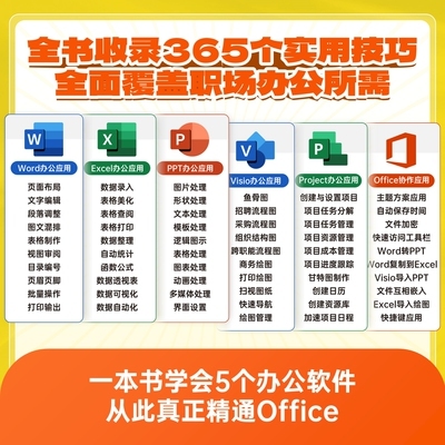高效辦公四劍客 Word、Excel、Visio與Project的協同與賦能